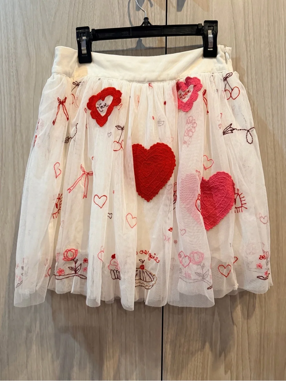 Free People white tulle